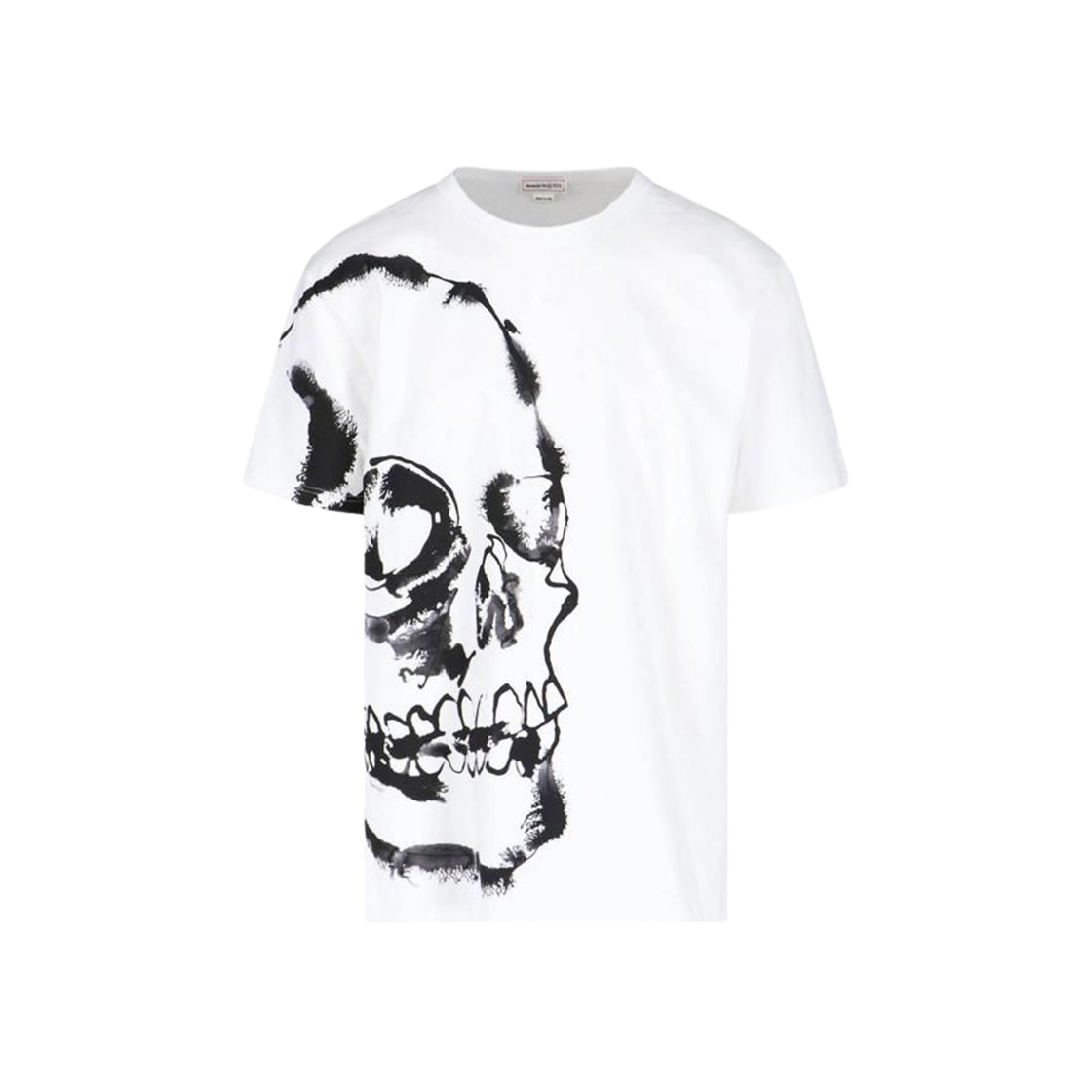 알렉산더 맥퀸 스컬 티셔츠 화이트(Alexander McQueen Skull T-Shirt White)