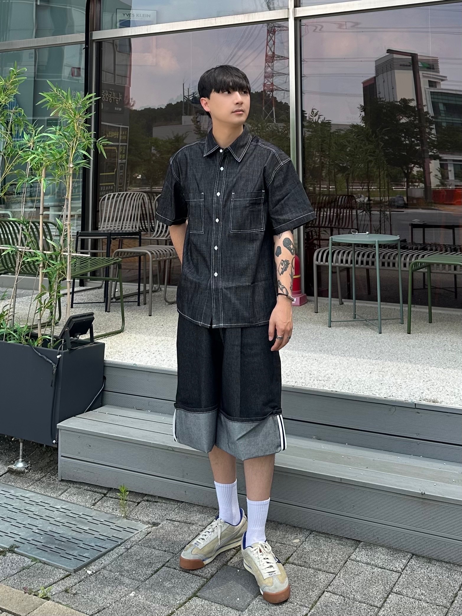 Puma x Ader Error Roma Whisper White 착용 스타일 - 1