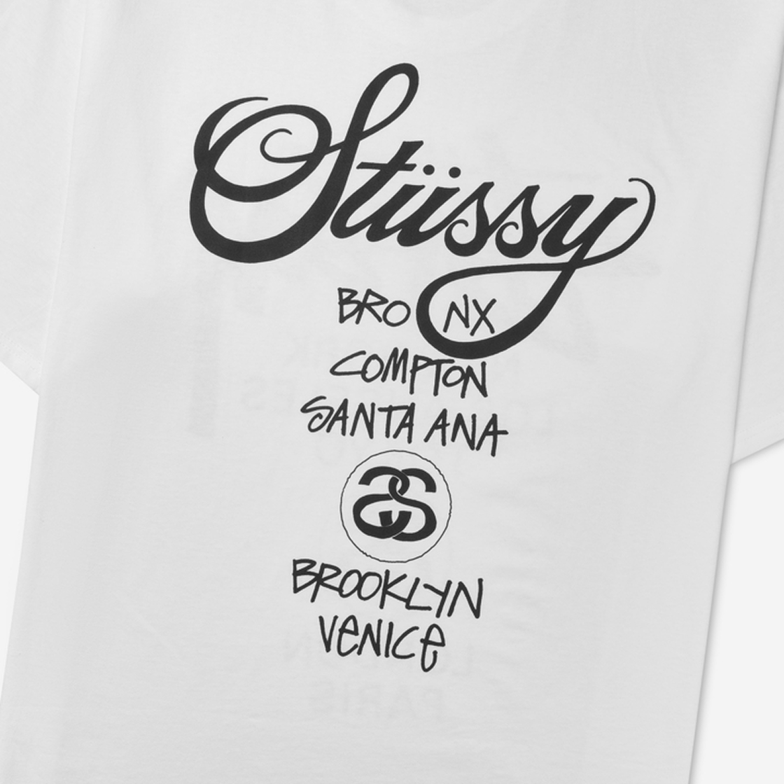 스투시 월드투어 티셔츠 화이트 2023 | Stussy | KREAM
