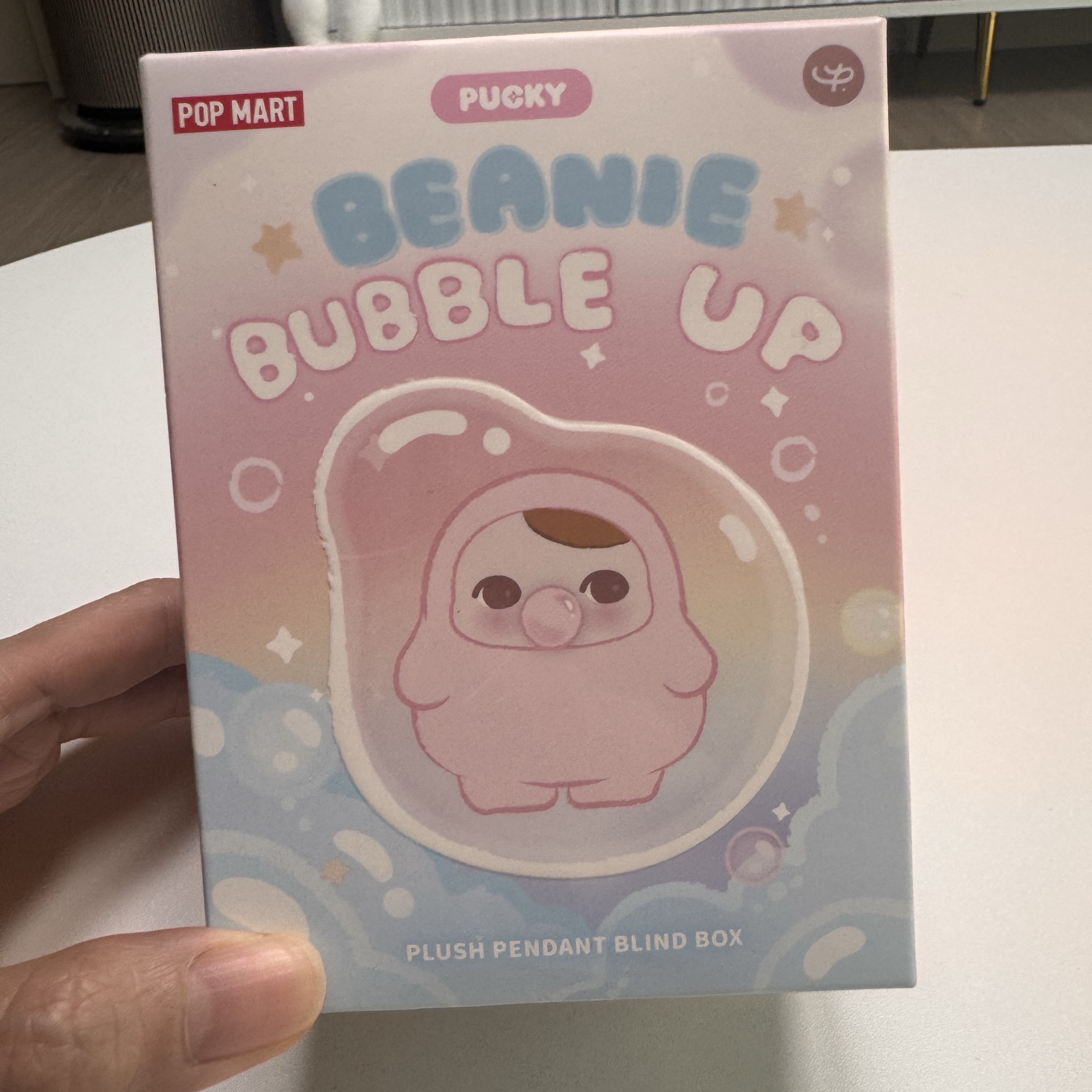 Pop MartPucky Beanie Bubble Up Series Figures Sealed Case (1 Blind Boxes) 착용 스타일 - 1