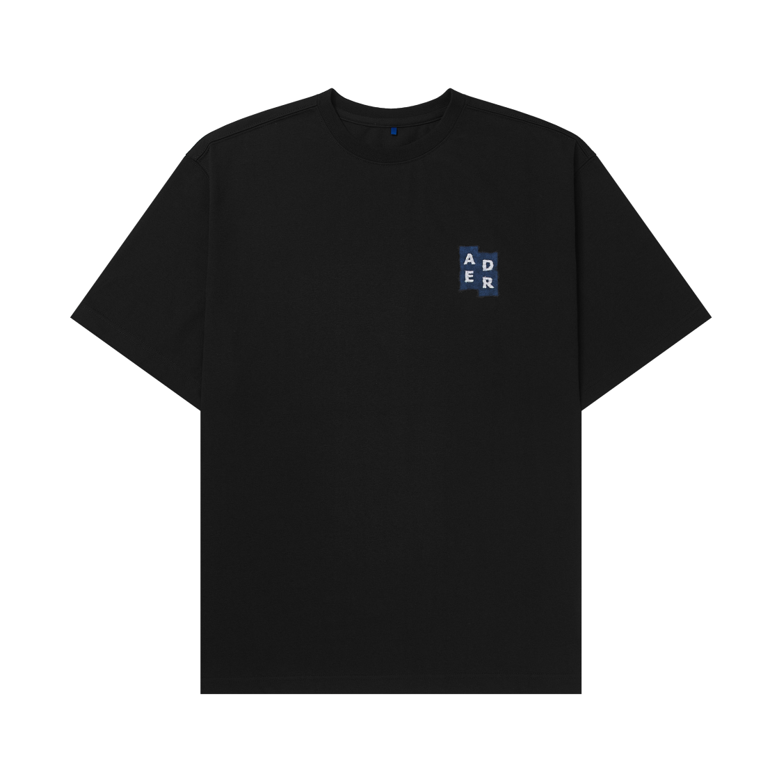 아더에러 시그니피컨트 TRS/BL 태그 티셔츠 04 블랙(Ader Error Sig; TRS/BL Tag T-Shirt 04 Black)
