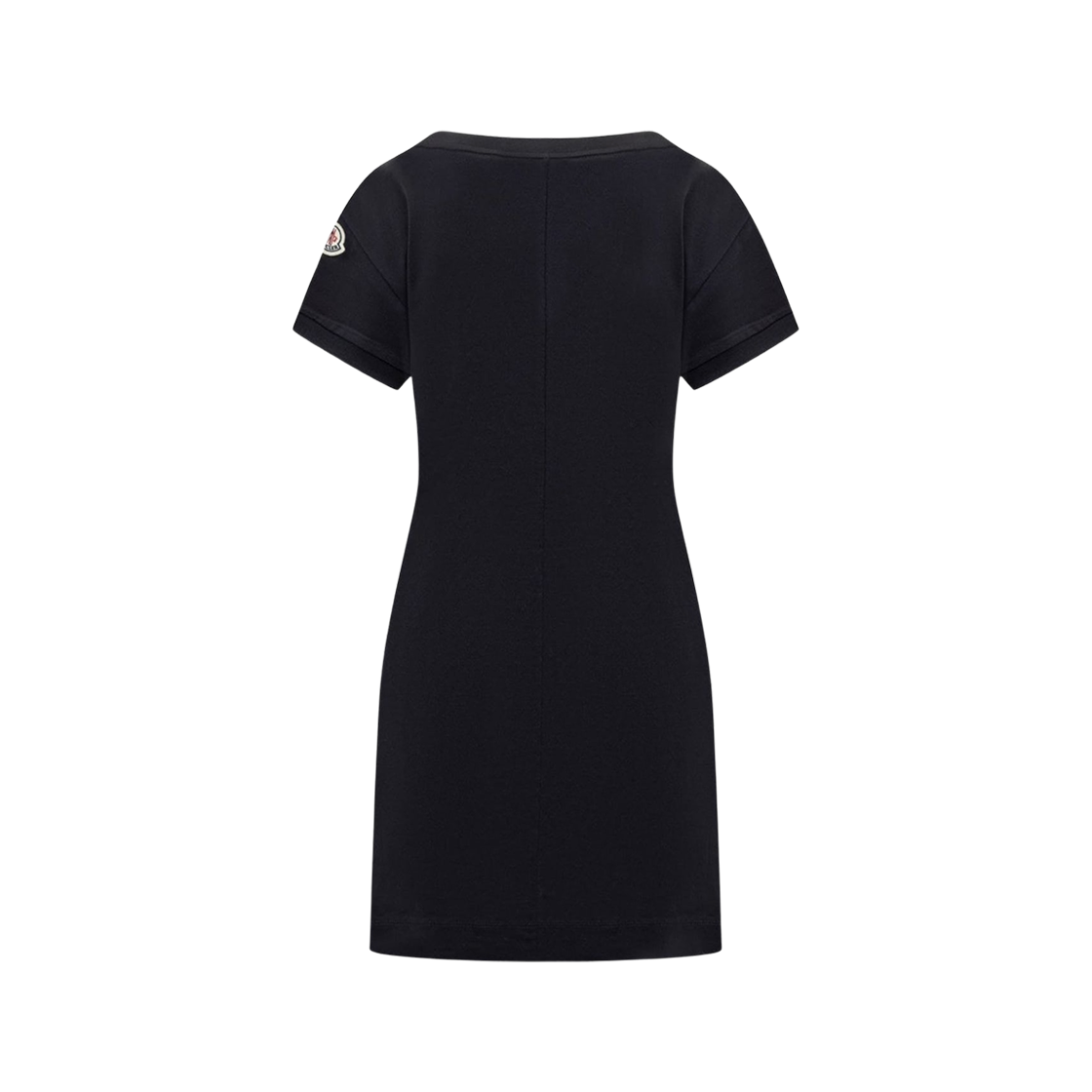 (W) 몽클레르 로고 코튼 드레스 네이비 블루 - 24SS((W) Moncler Logo Cotton Dress Navy Blue - 24SS) - 2