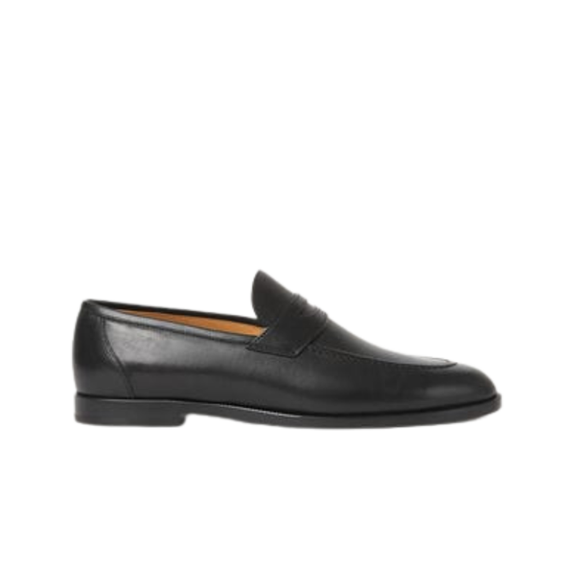 FAP5428-8000 (W) Loro Piana Calfskin Sergio Loafers Black