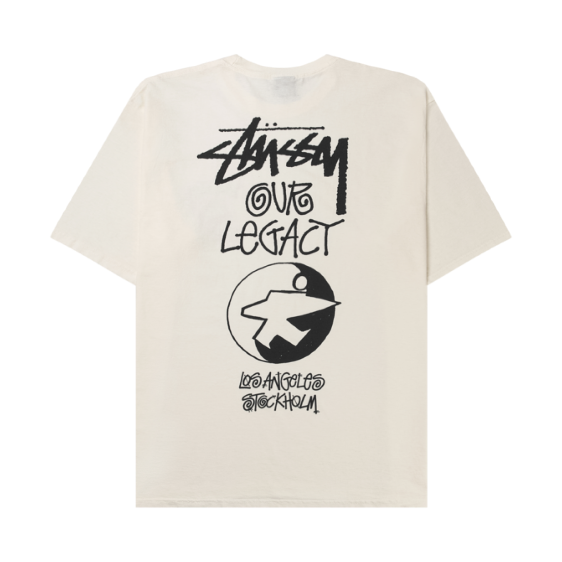스투시 x 아워레가시 서프맨 피그먼트 다이드 티셔츠 내츄럴(Stussy x Our Legacy Surfman Pigment Dyed T-Shirt Natural)