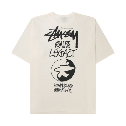3903856/3904017 Stussy x Our Legacy Surfman Pigment Dyed T-Shirt Natural
