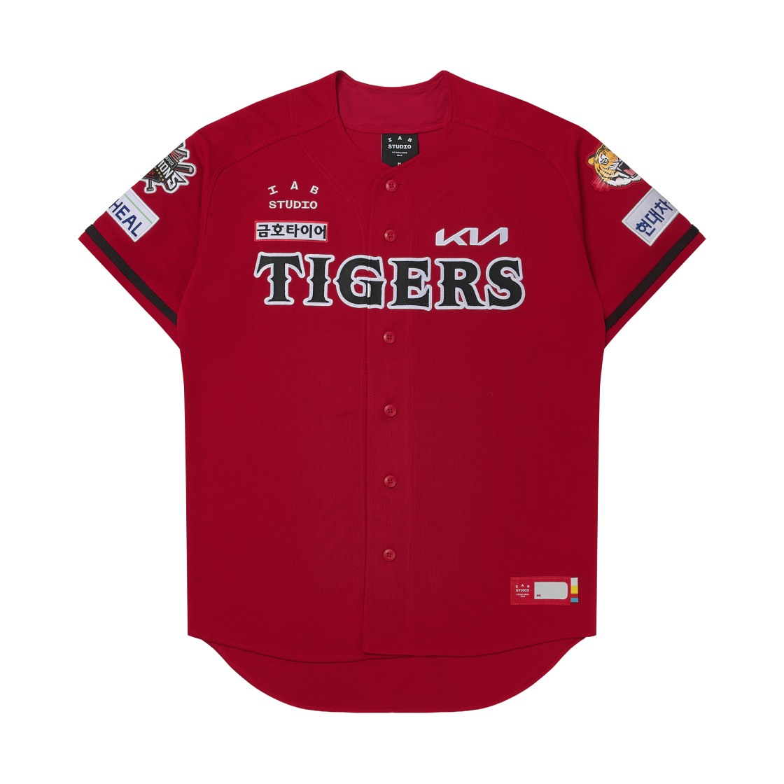기아 타이거즈 x 아이앱 스튜디오 25 어센틱 09 올드 유니폼 레드 (논 마킹 버전)(Kia Tigers x IAB Studio 25 Authentic 09 Old Uniform Red (Non Marking Ver.))