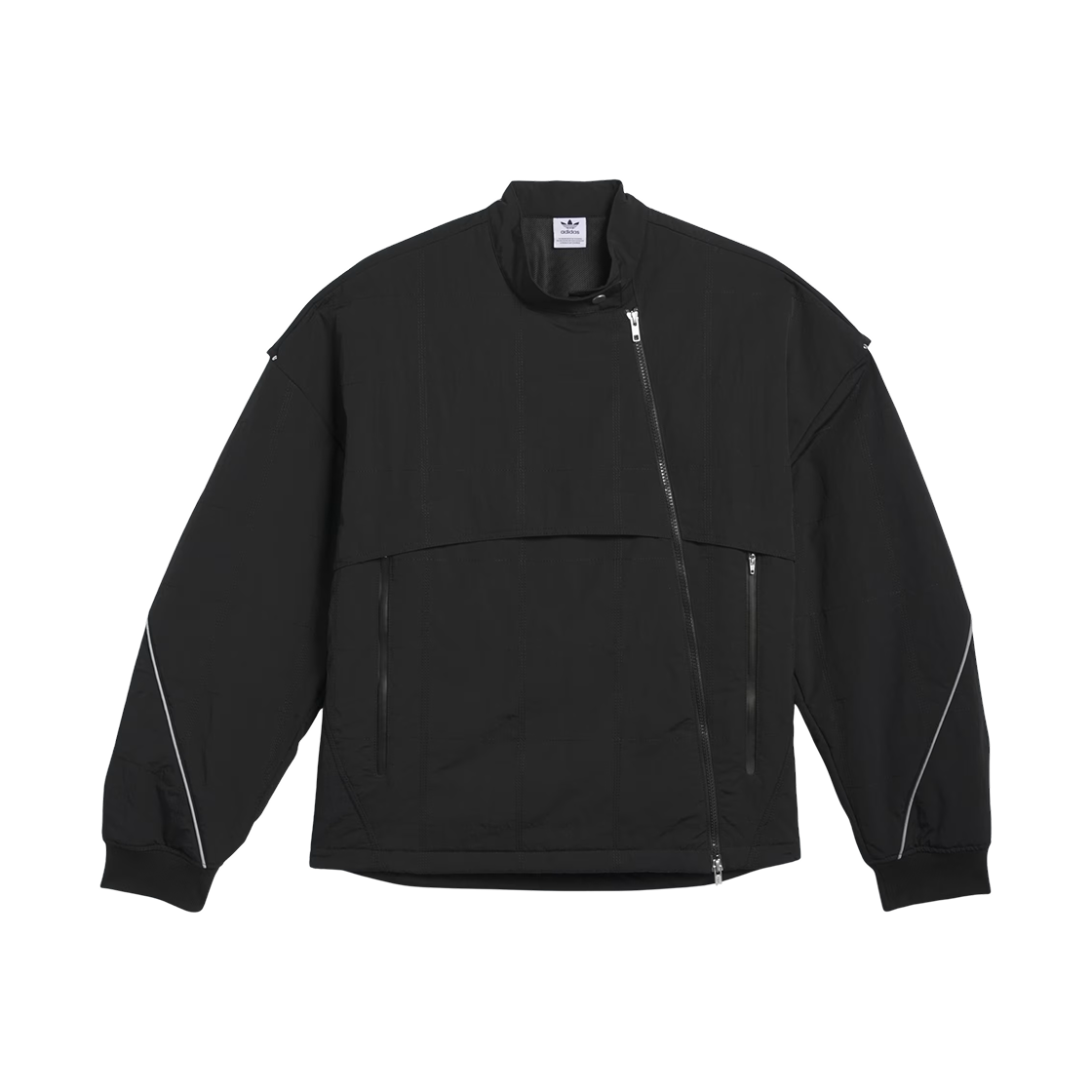 아디다스 모터 애비뉴 레이서 자켓 블랙 - US 사이즈(Adidas Motor Ave Racer Jacket Black - US Sizing) - 1