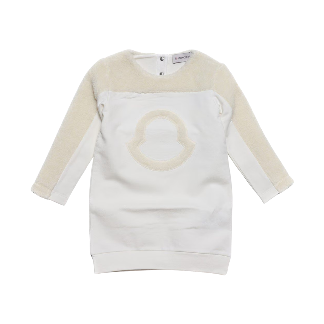 (키즈) 몽클레르 아비토 스웨트셔츠 화이트 - 21FW((Kids) Moncler Abito Sweatshirt White - 21FW) - 1