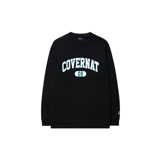 CO2501LT36BK Covernat Arch Logo Long Sleeve Black