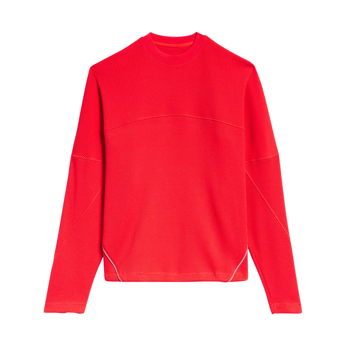 JX6136 Adidas La Cienega Long Sleeve Sports T-Shirt Semi Lucid Red - KR Sizing