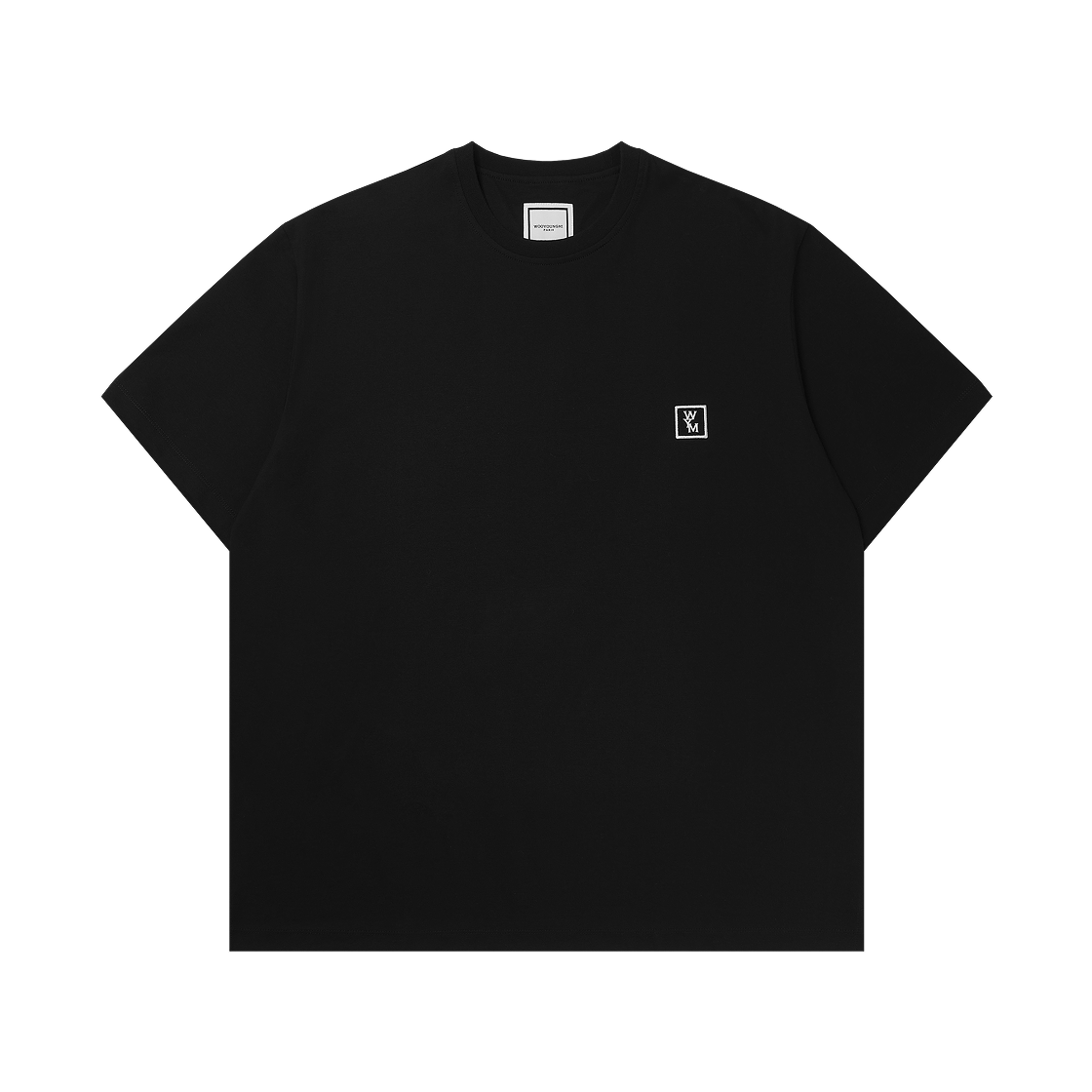 우영미 코튼 백로고 티셔츠 블랙 - 25SS(Wooyoungmi Cotton Back Logo T-Shirt Black - 25SS) - 2