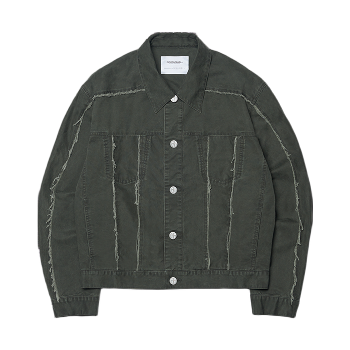 노매뉴얼 R.E 트러커 자켓 워시드 카키