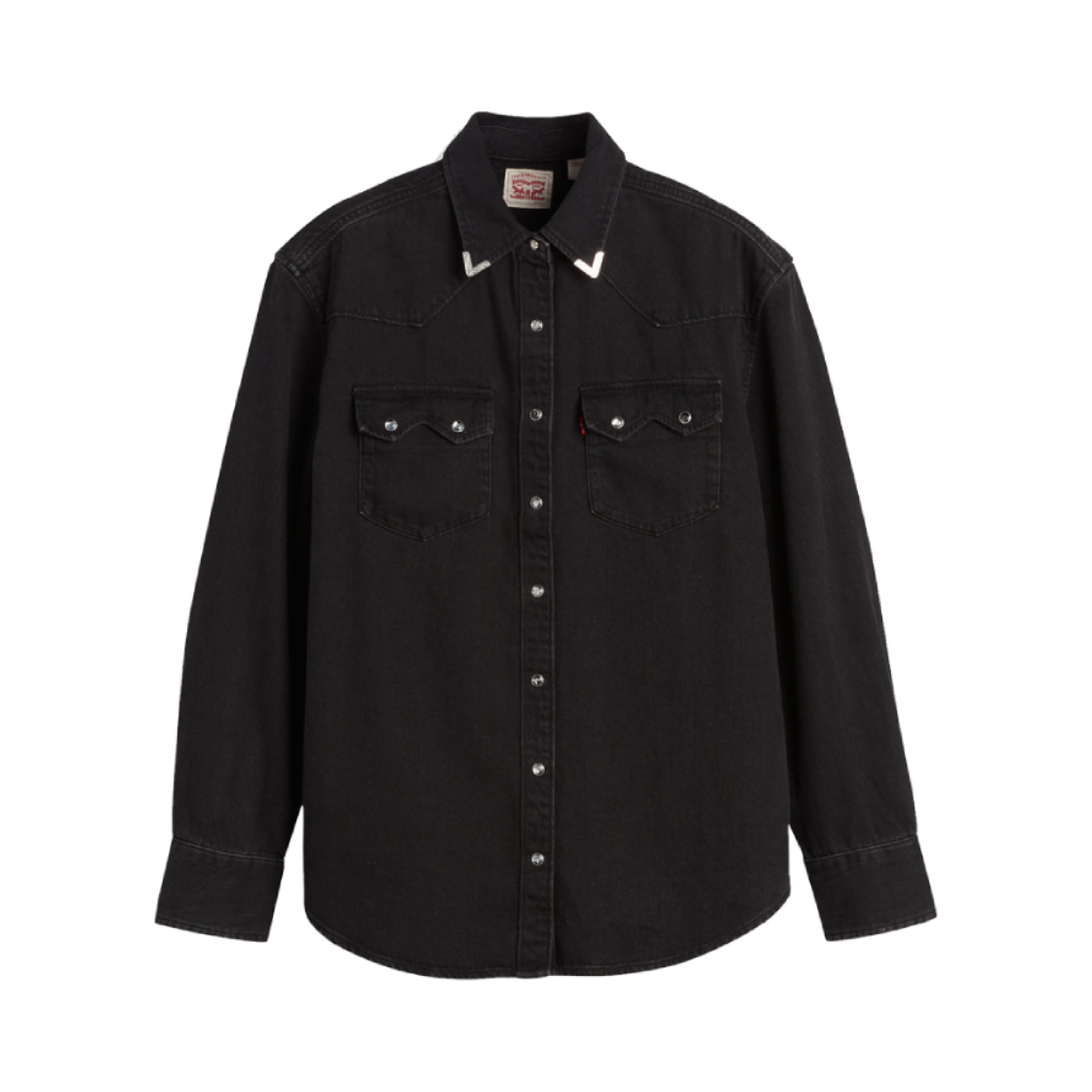 A7244-0076 Levi's Women Teodora Western Shirt Black