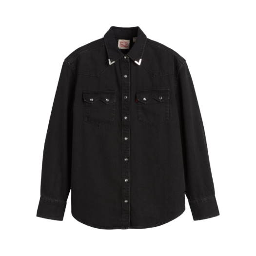 A7244-0076 Levi's Women Teodora Western Shirt Black