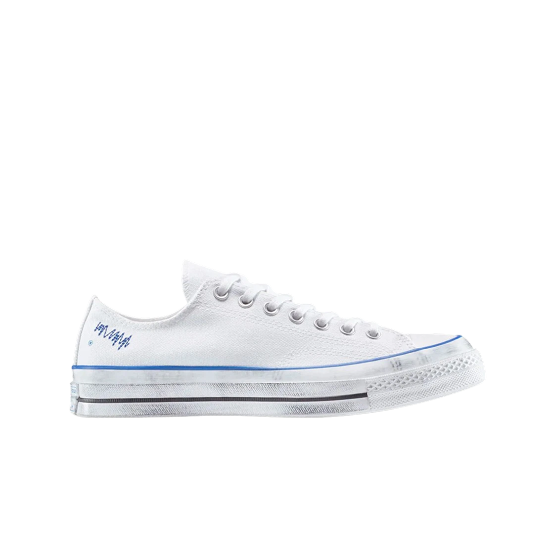 컨버스 x 아더에러 시그니피컨트 척 70 로우 화이트 블루(Converse x Ader Error Sig; Chuck 70 Low White Blue)