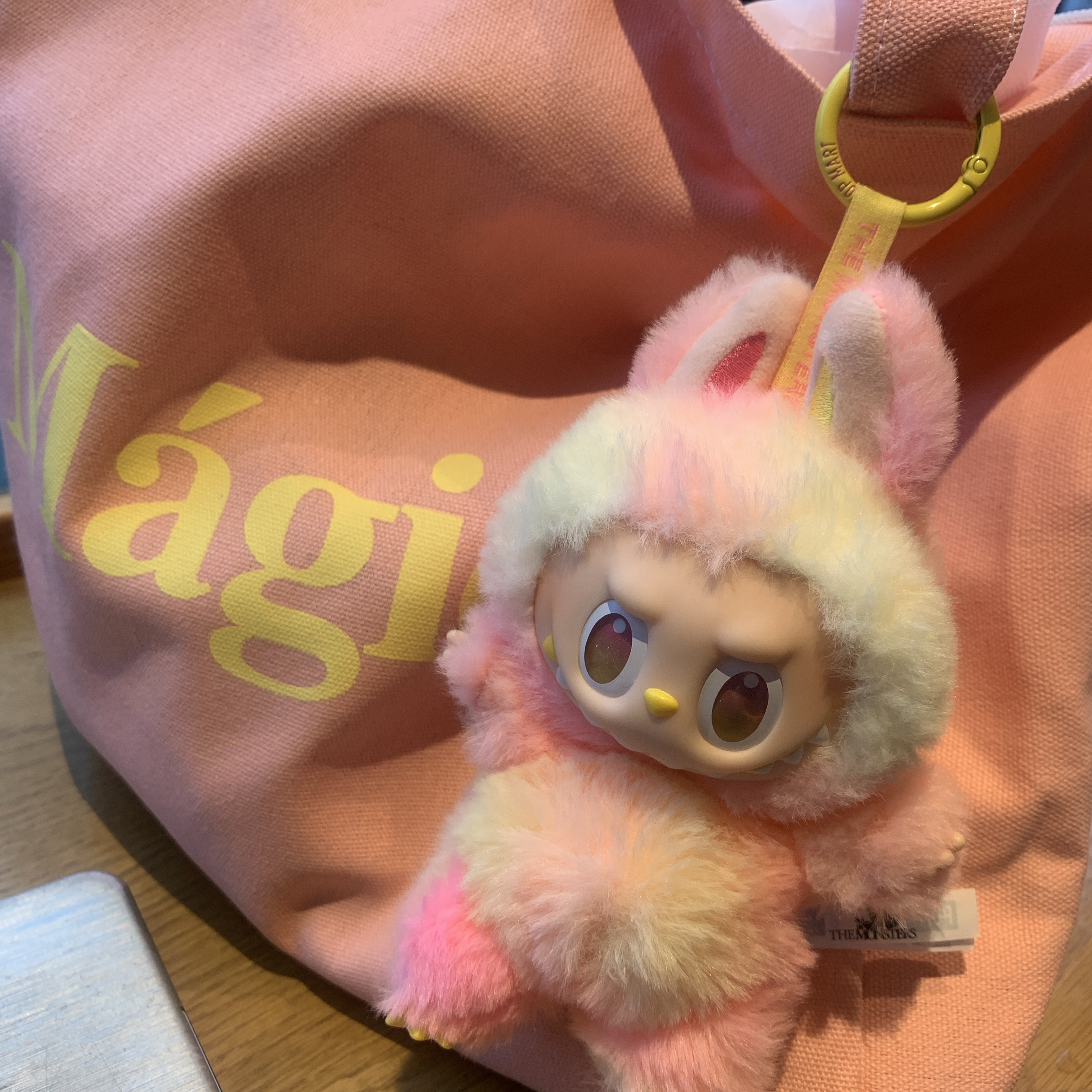 Pop Mart Labubu The Monsters Highlight Series Loyalty Keyring (Opened Case) 착용 스타일