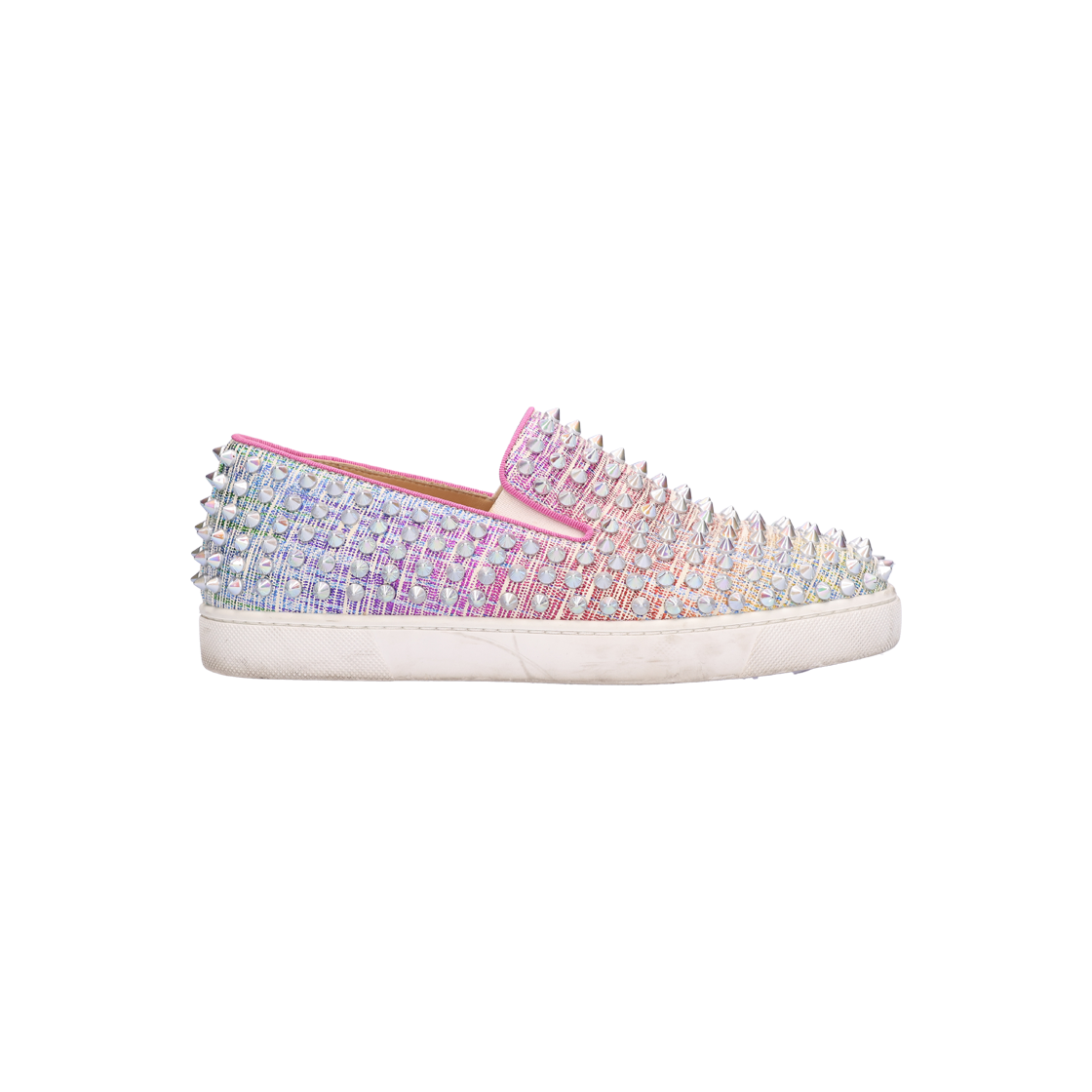 크리스찬 루부탱 스파이크 슬립온 37(Christian Louboutin Spiked Slip-Ons Size 37)