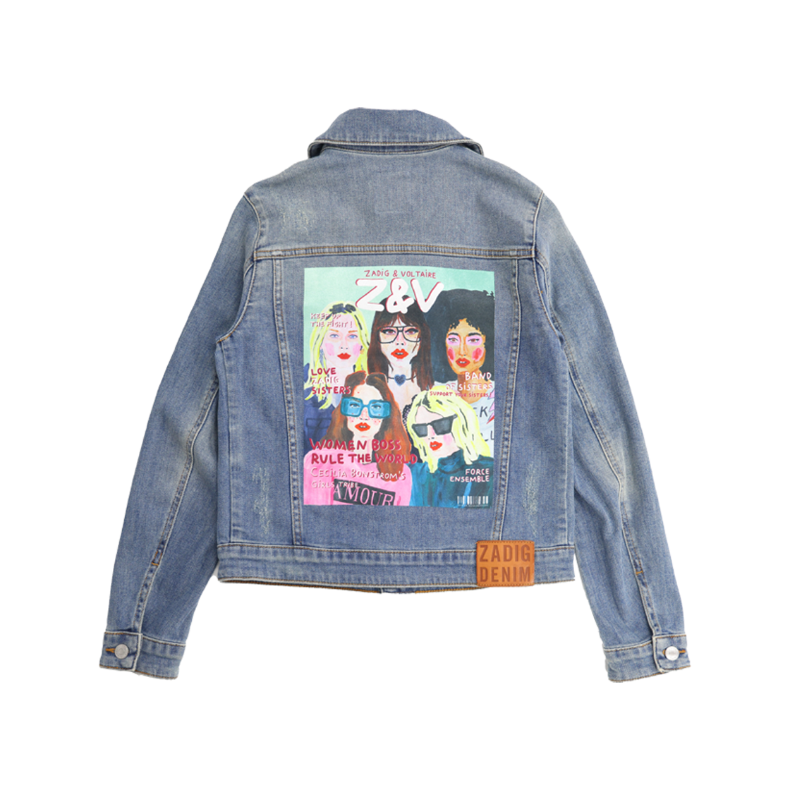 쟈딕엔볼테르 WJCT3402F 자켓 엘라스테인 데님(Zadig & Voltaire Jacket Elastane Denim) - 2