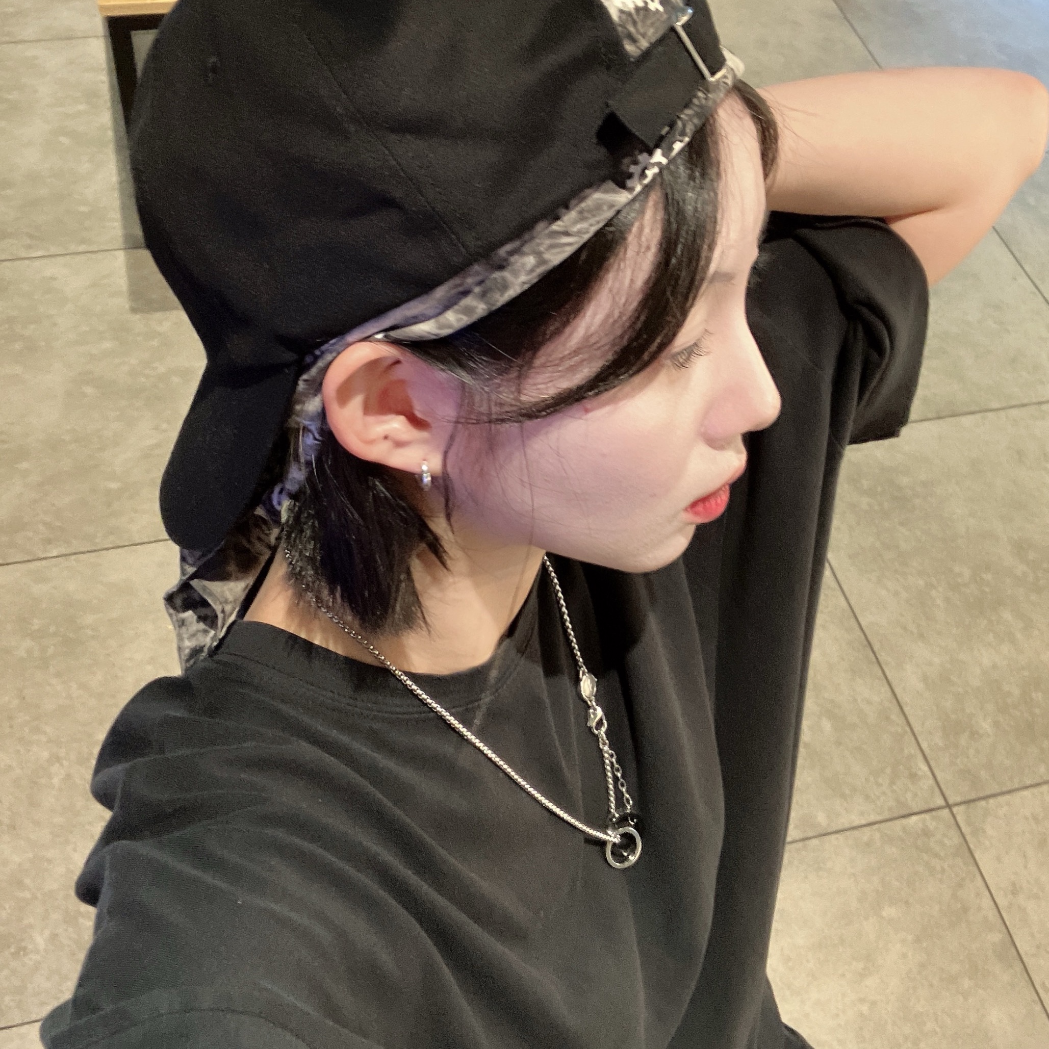 DEFGARMENTS Bleach Bandana Black, Diesel Dx1168040 Stainless Steel Double Pendant Necklace Silver 착용 스타일 - 1