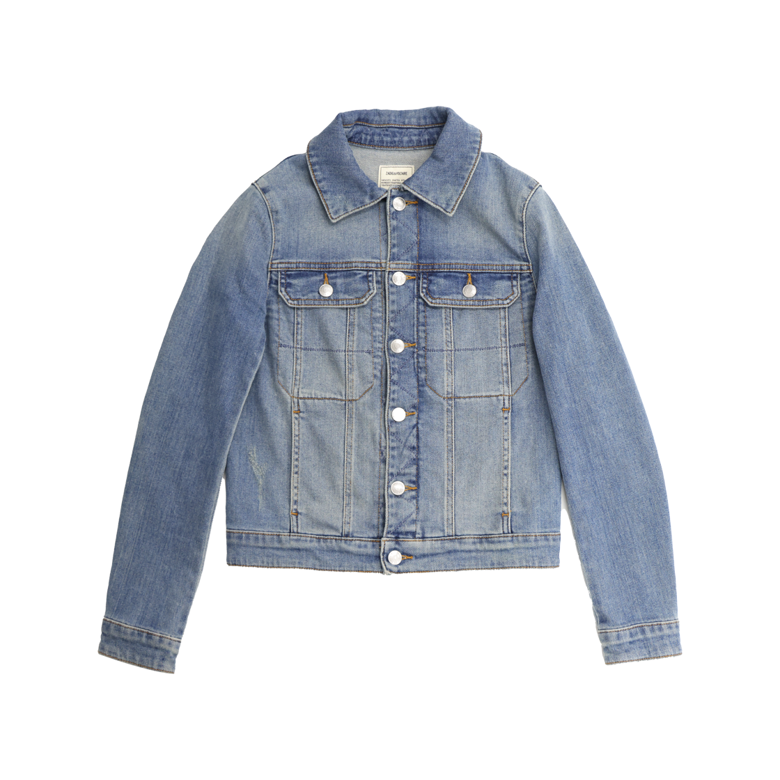 쟈딕엔볼테르 WJCT3402F 자켓 엘라스테인 데님(Zadig & Voltaire Jacket Elastane Denim)