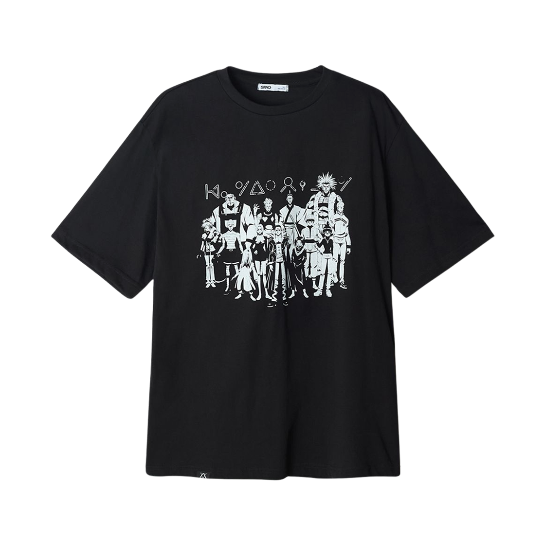 스파오 x 헌터 x 헌터 티셔츠 블랙(Spao x Hunter x Hunter T-Shirt Black)
