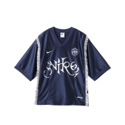 (W) Nike NSW Short Sleeve Graphic Jersey Top Midnight Navy