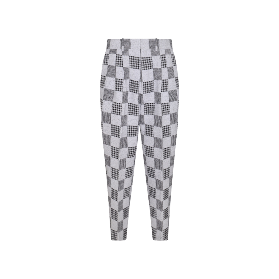 FD55PA2139JF-77 Kenzo Cotton Blend Patchwork Pants Midnight Blue