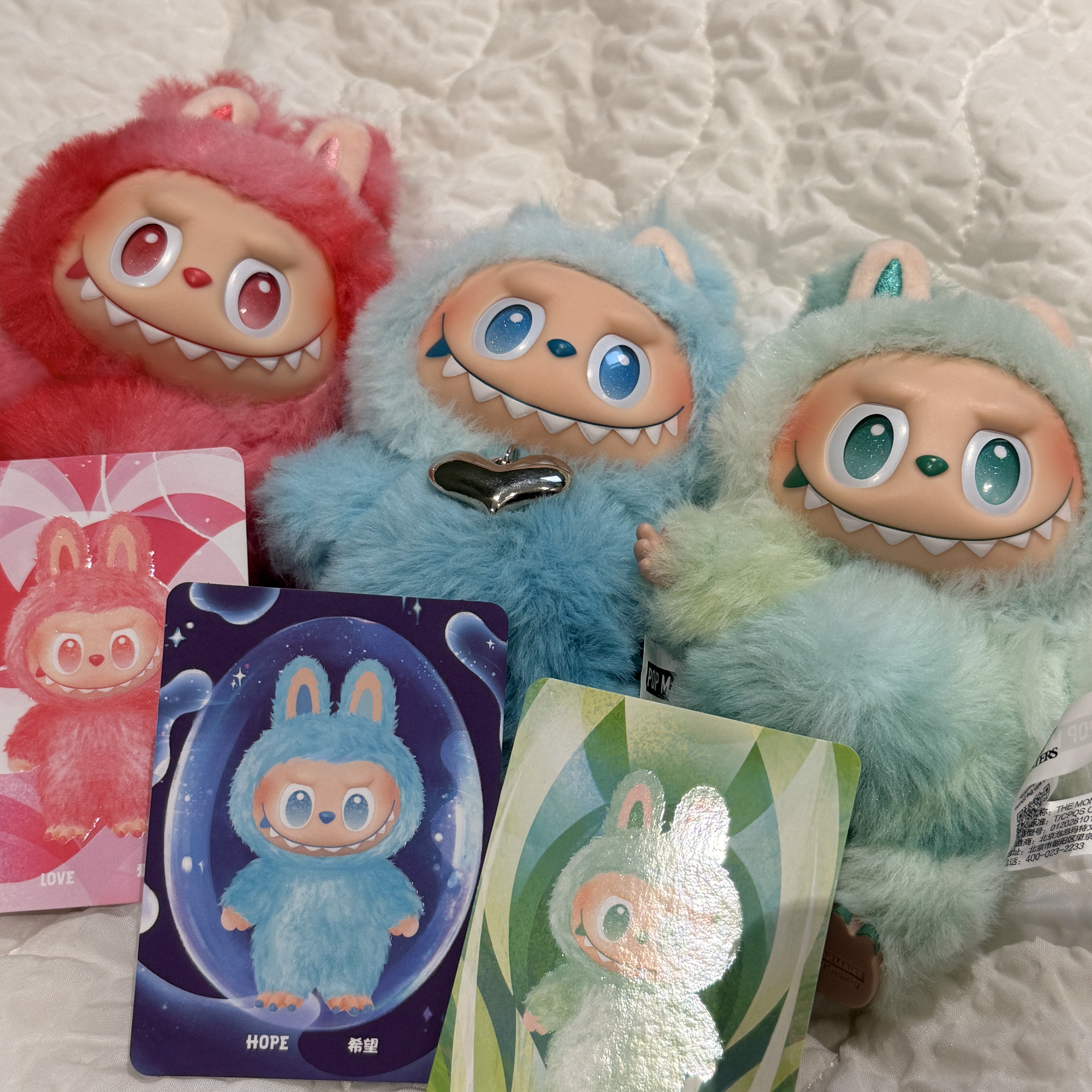 Pop Mart Labubu The Monsters Highlight Series Hope Keyring (Opened Case) 착용 스타일 - 2