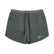 Nike Dri-Fit Stride 5 Inch Brief Lined Running Shorts Smoke Grey Black - Asia