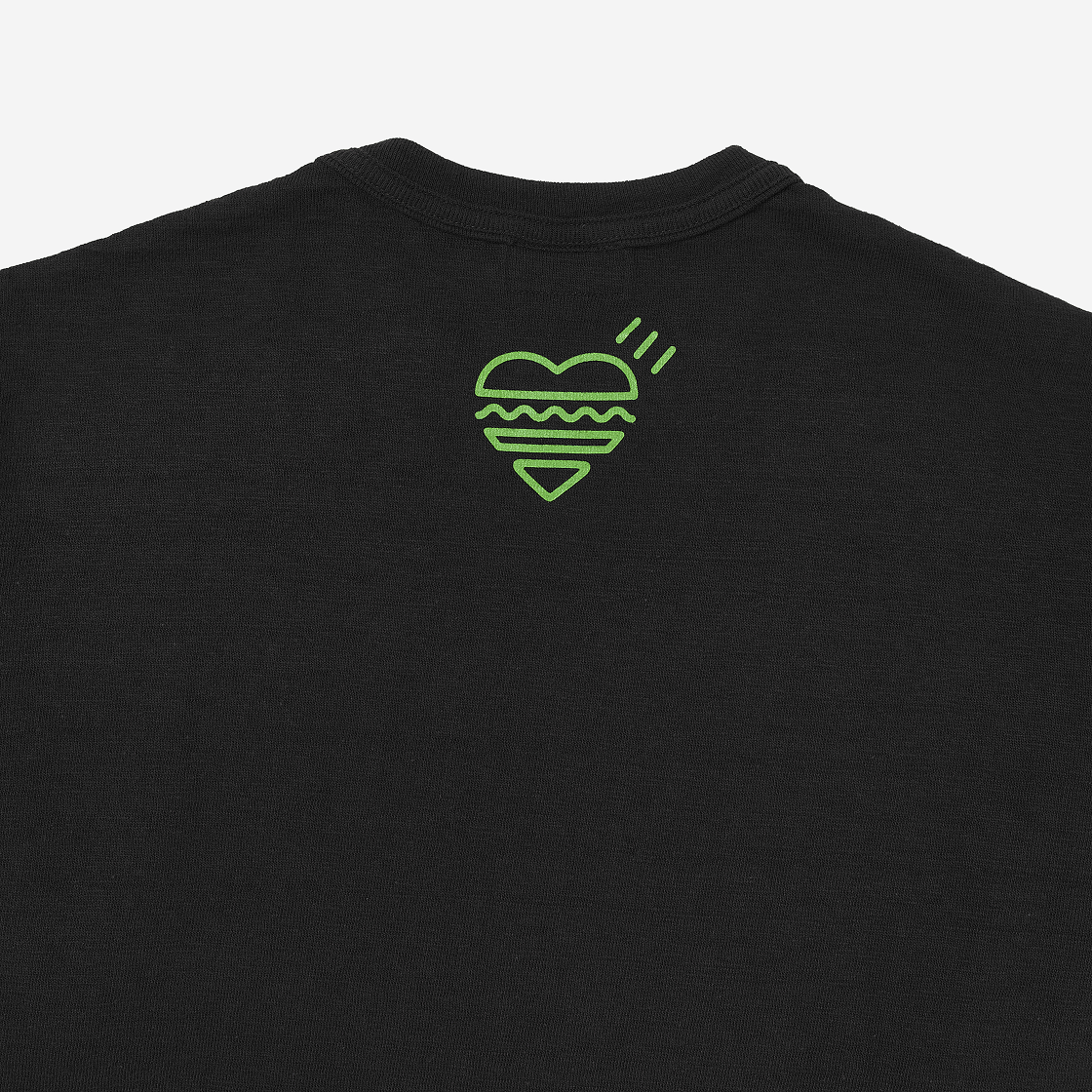 XX29TE020 Human Made x Shake Shack T-Shirt Black - #4