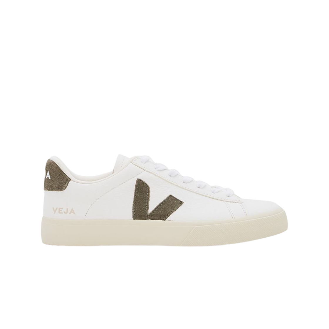 베자 캄포 레더 화이트 카키(Veja Campo Leather White Kaki)