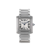 Cartier Tank Francaise Watch Automatic Silver