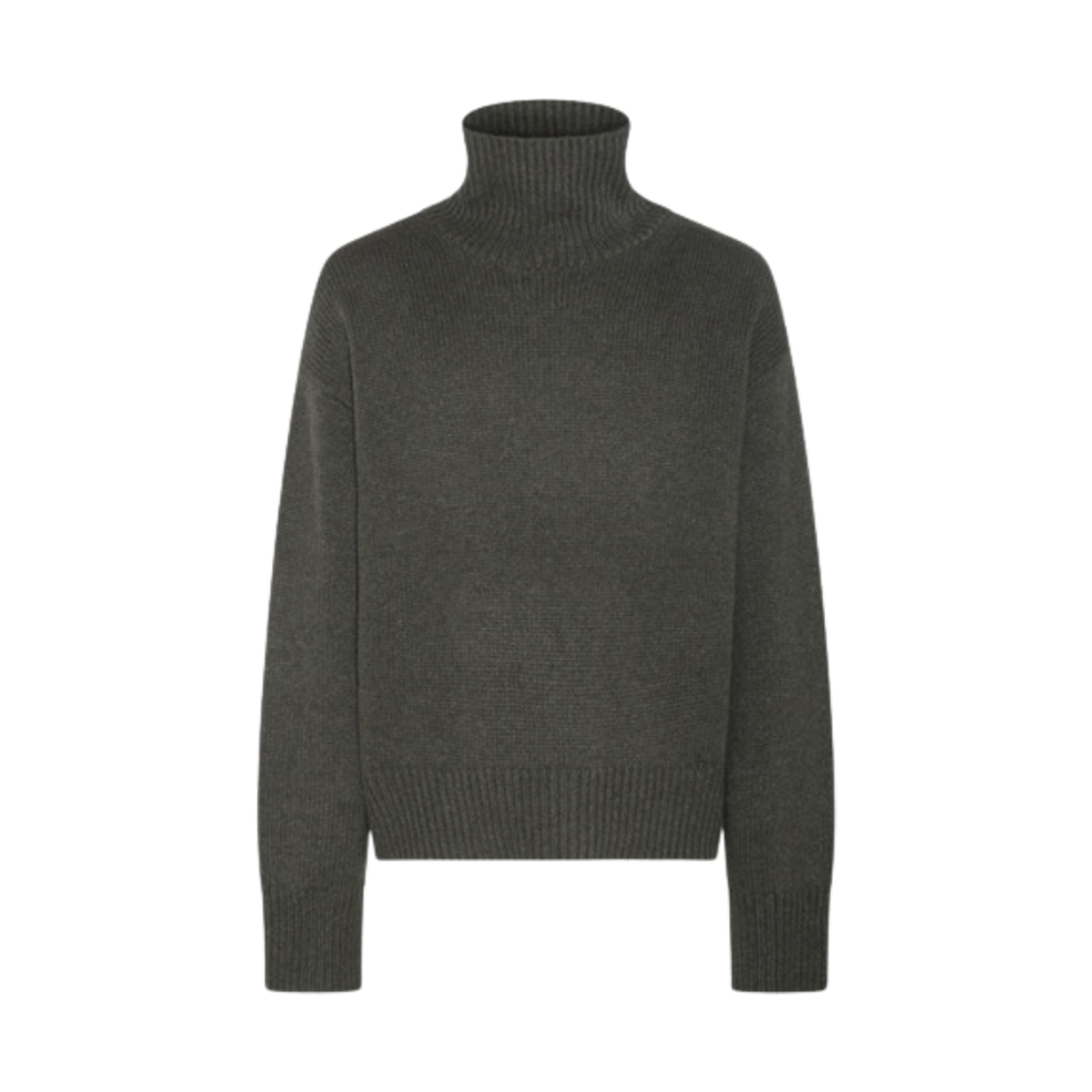 BM90PE4YFT-309 Givenchy Cashmere High Neck Knit Military Green