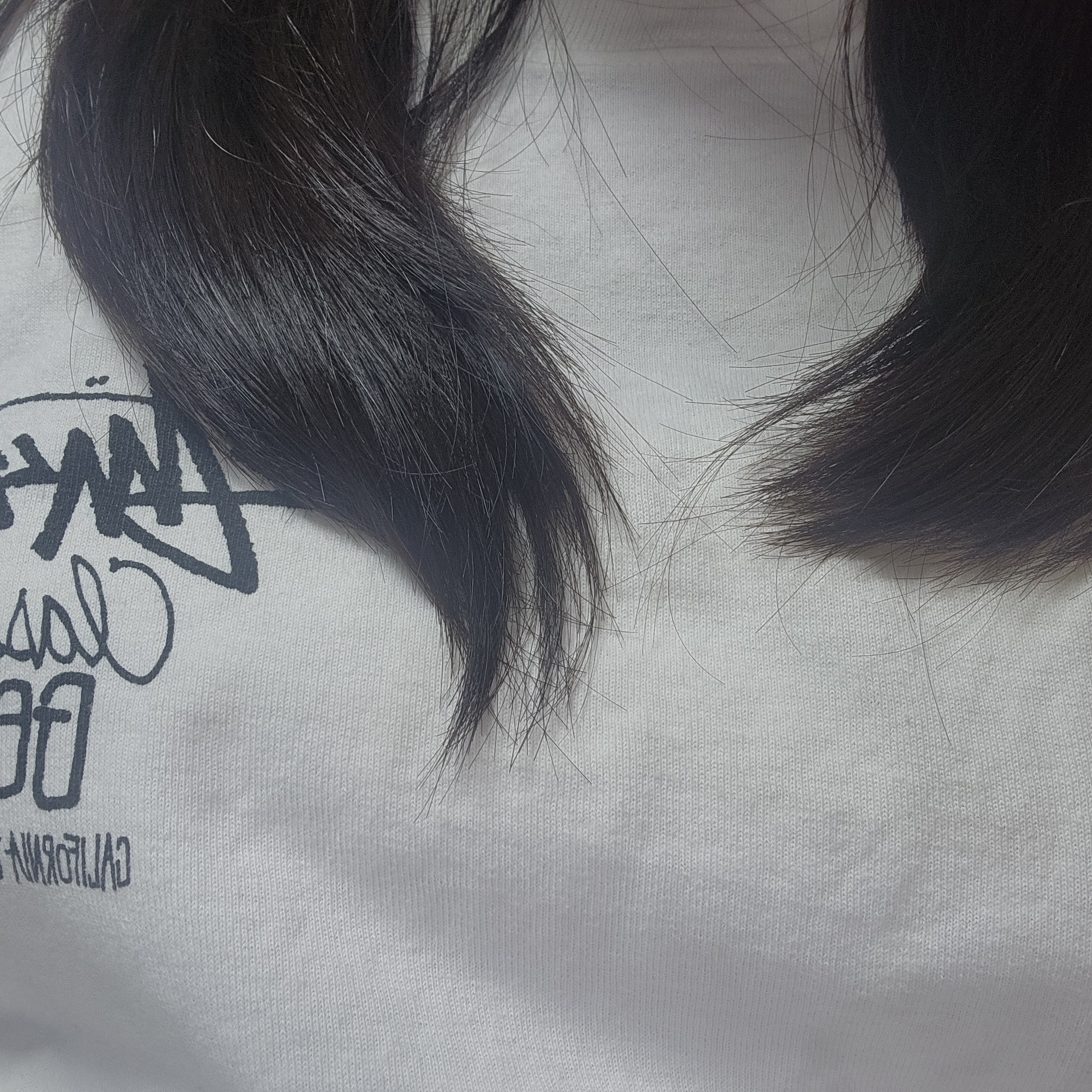 Stussy Pigment Dyed Classic Gear T-Shirt Natural 착용 스타일