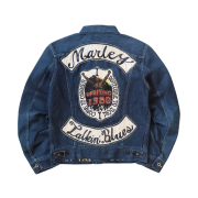 Kapital 14 oz. Denim Marley Uprising Jacket Dark