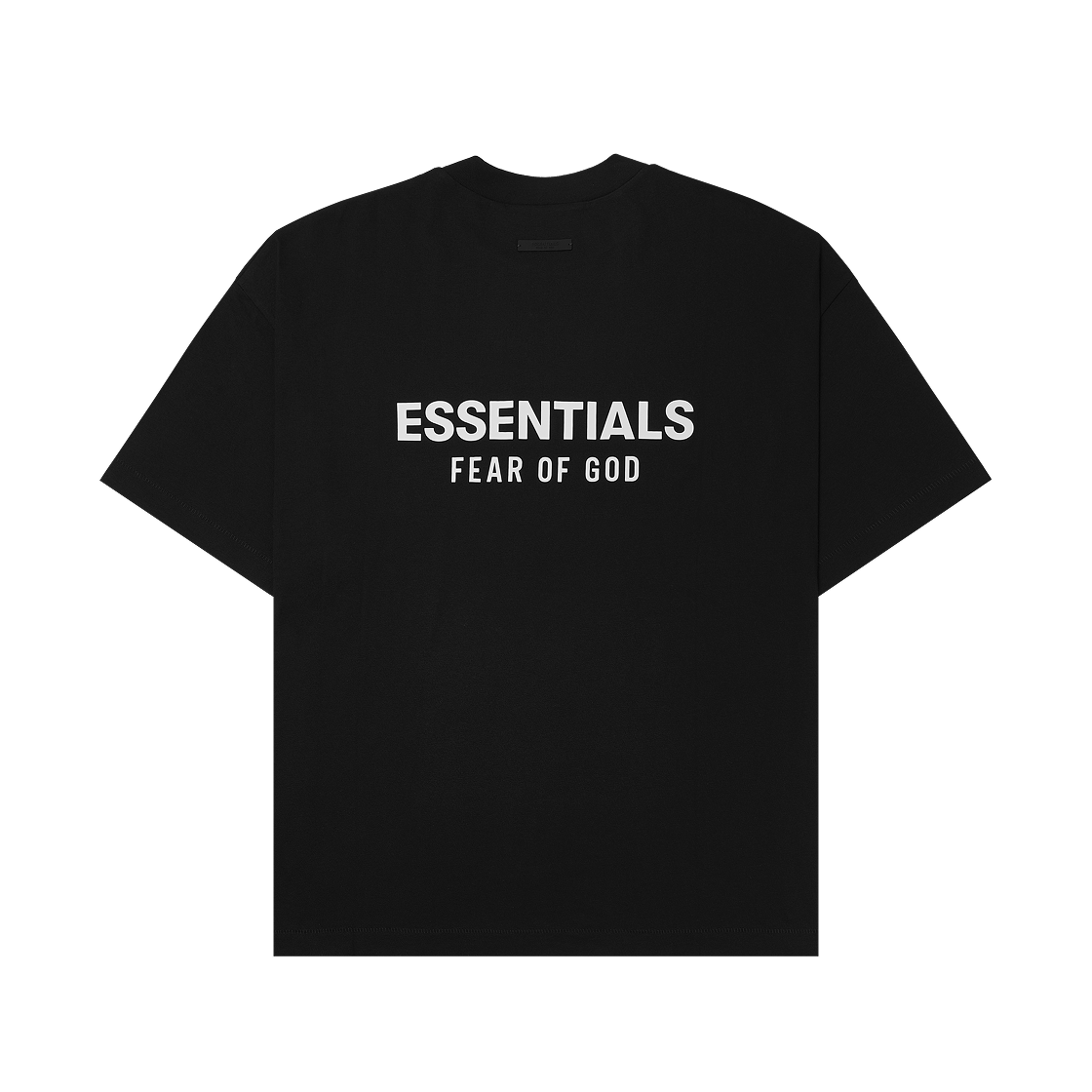 에센셜 저지 크루넥 티셔츠 블랙 - 24FW(Essentials Jersey Crewneck T-Shirt Black - 24FW)