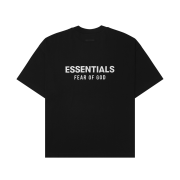 Essentials Jersey Crewneck T-Shirt Black - 24FW