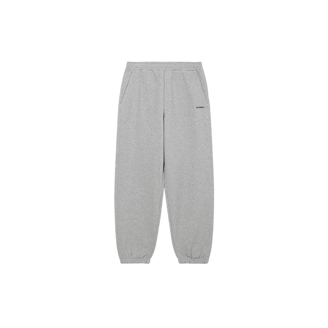 CO2501PT01MG Covernat Regular-Fit Authentic Logo Sweat Jogger Pants Melange Gray