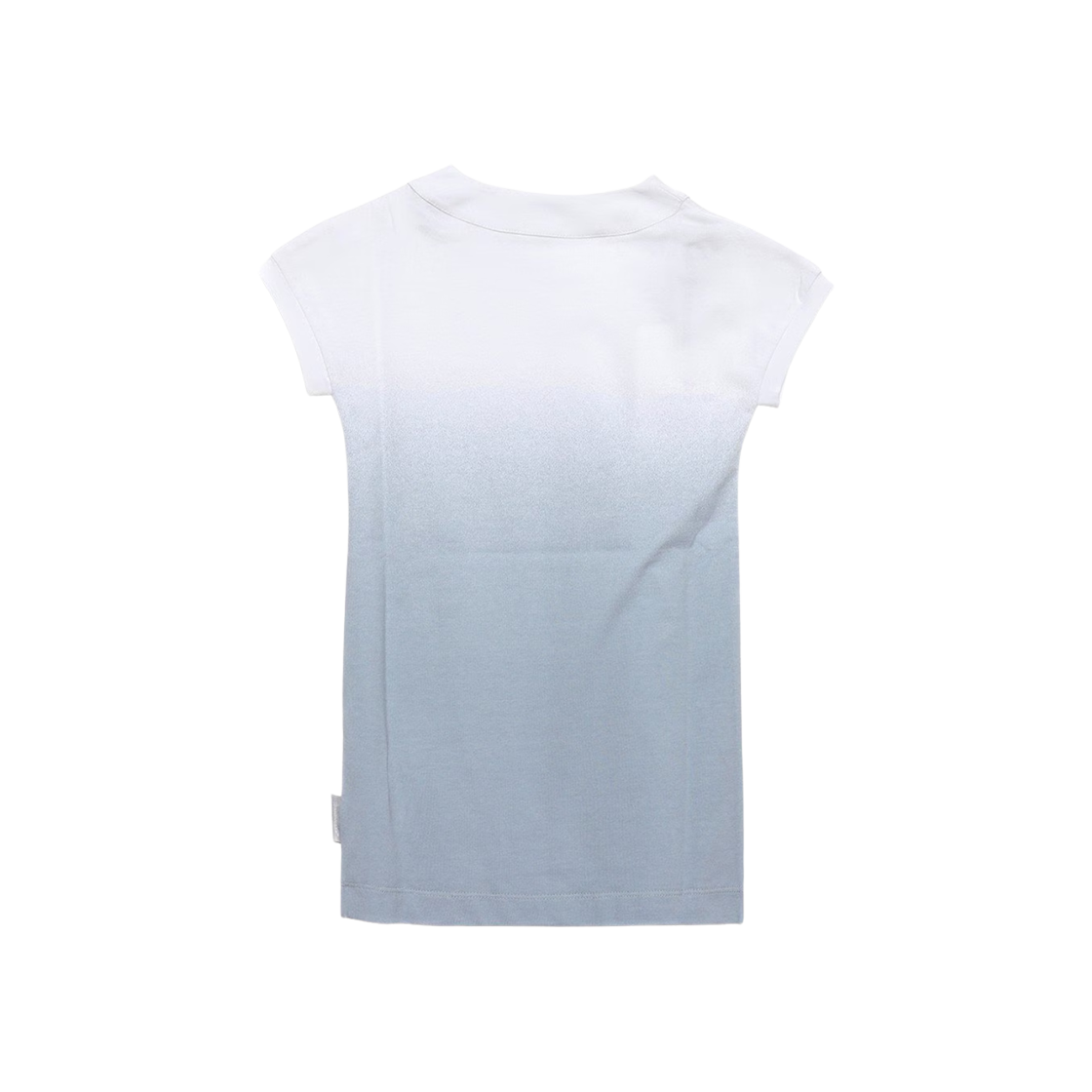 (키즈) 몽클레르 로고 프린트 드레스 화이트 라이트 블루 - 22SS((Kids) Moncler Logo Print Dress White Light Blue - 22SS) - 2