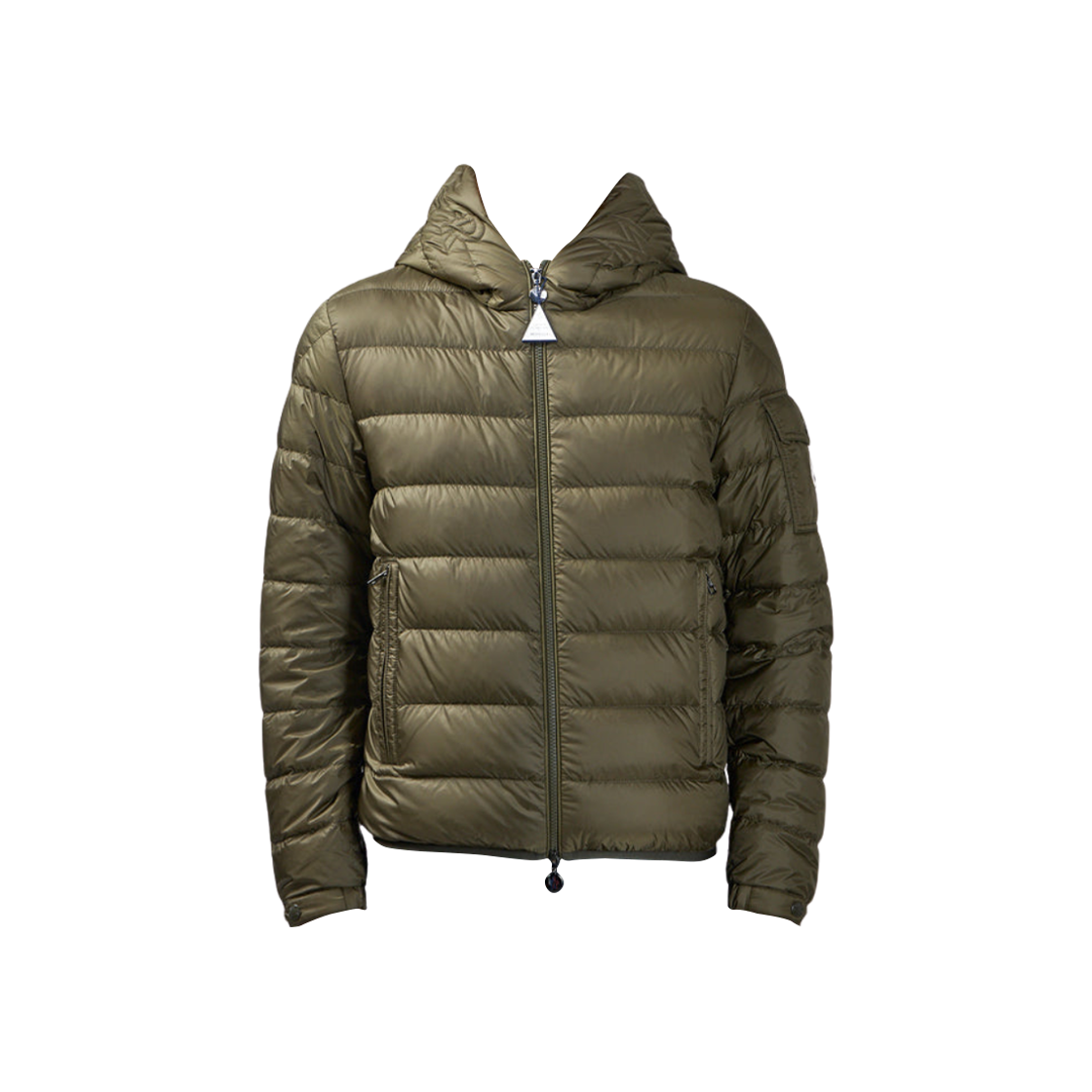 K2-091-1A00009-597YF-825 Moncler Najan Hooded Short Down Jacket Green - 25FW