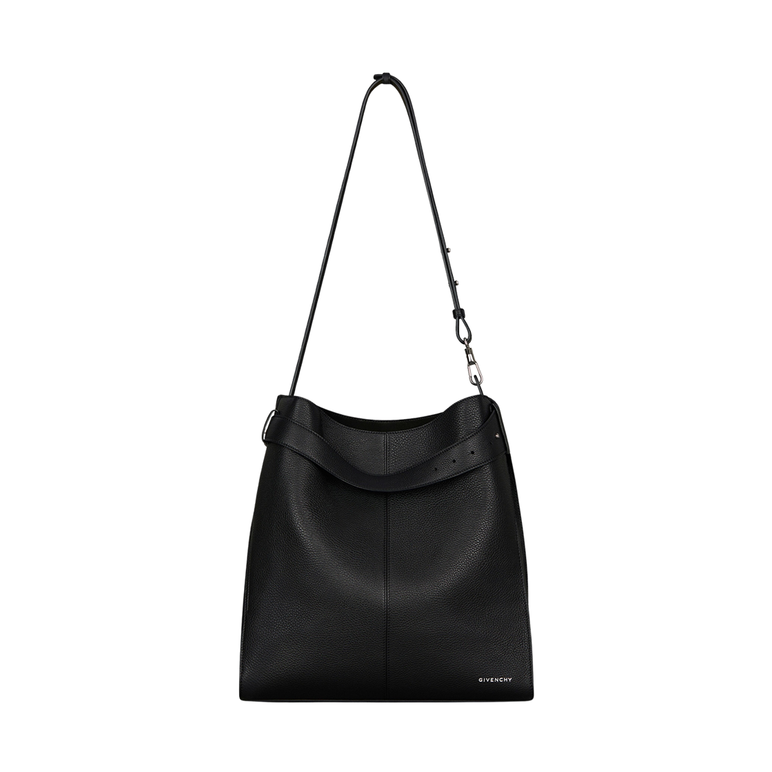 지방시 그레인 레더 미디움 벨티드 호보백 블랙(Givenchy Grained Leather Medium Belted Hobo Bag Black)