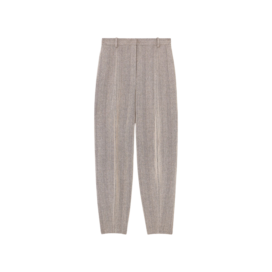 FAP3693-F6F7 (W) Loro Piana Dan Trousers with Linen Cashmere Virgin Wool Chalk Black