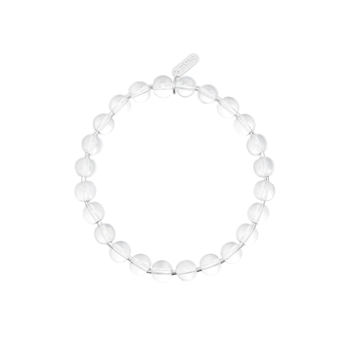N25SB26 NUMBERING #7909 Clear Quartz Bracelet Silver