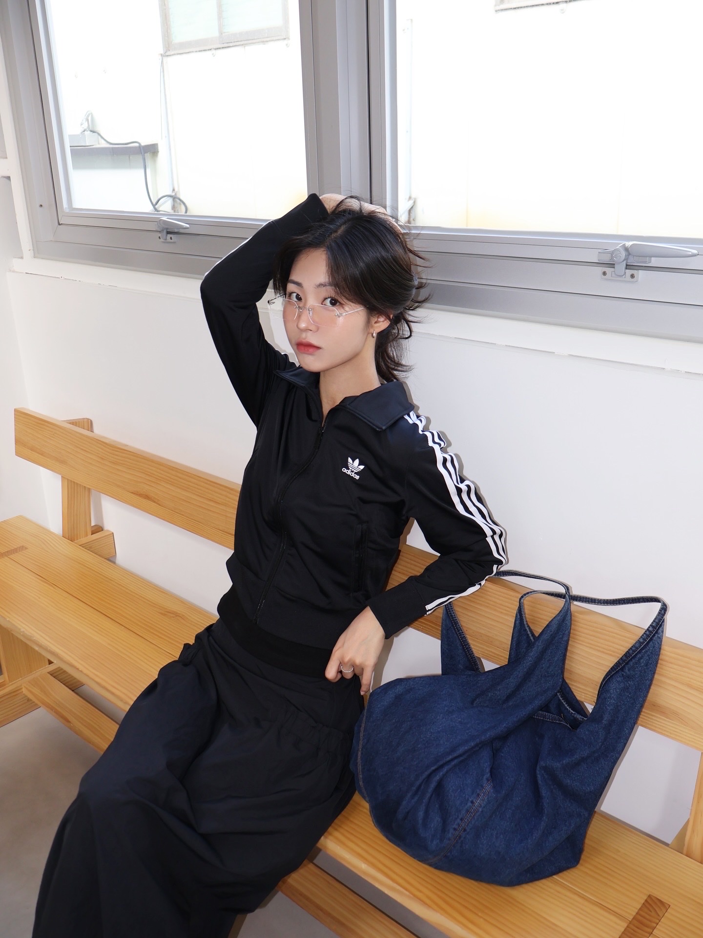 Salomon RX Marie Jeanne Black 착용 스타일 - 4