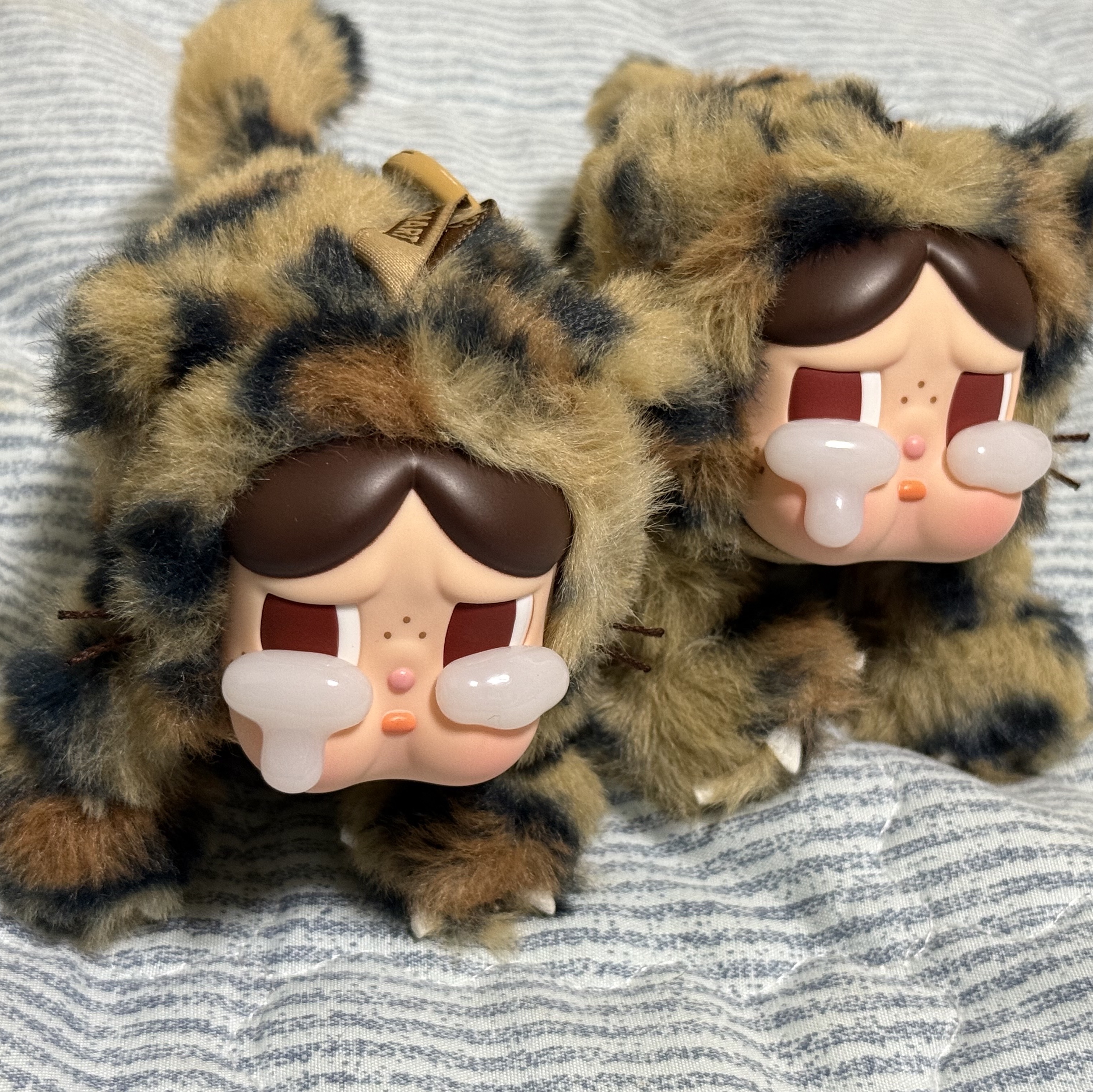 Pop Mart Crybaby Wild But Cutie Series Vinyl Plush Pendant Wild Cutie (Opened Case) 착용 스타일 - 1