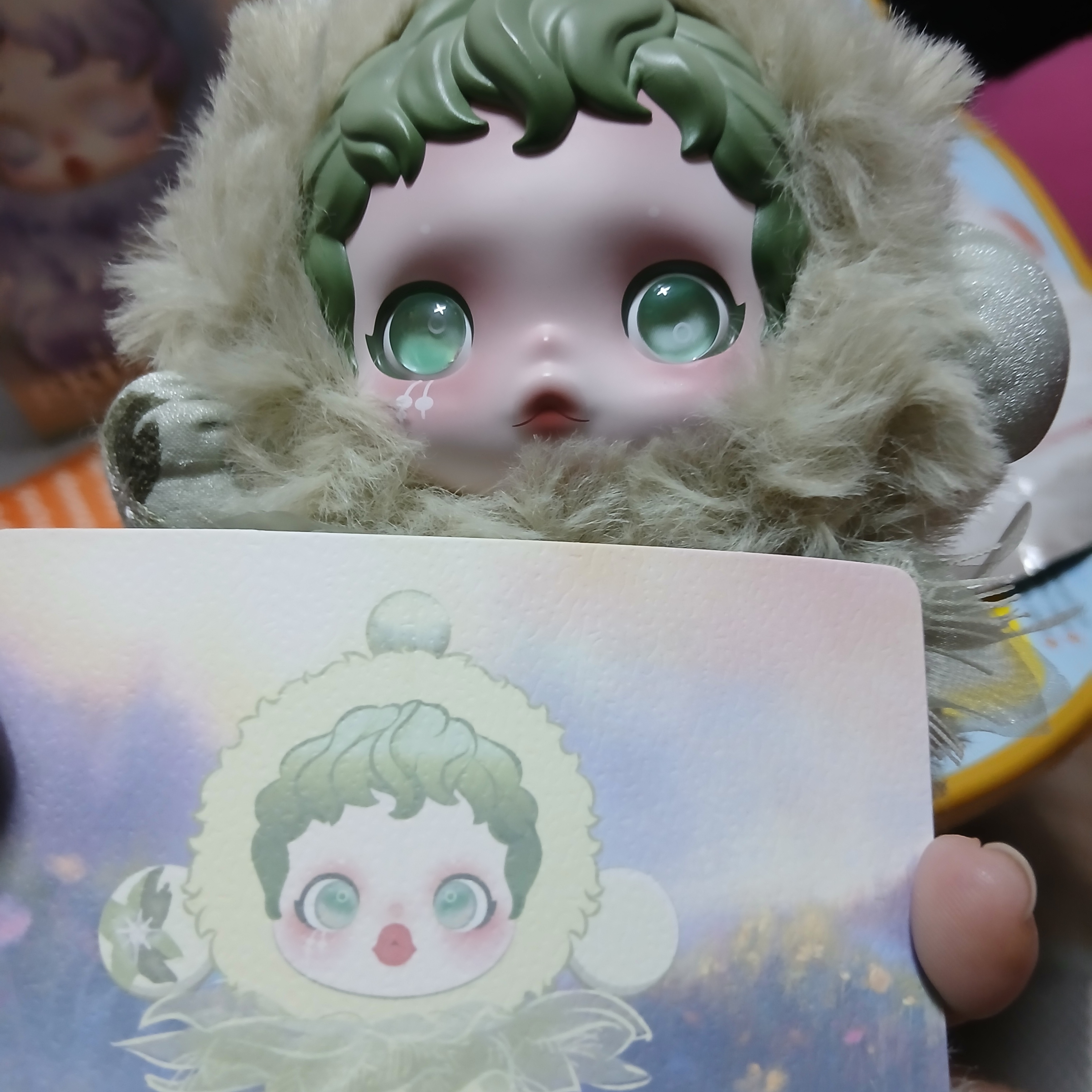 Pop Mart Skullpanda L’Impressionnisme Series Plush Doll (1 Blind Box) 착용 스타일