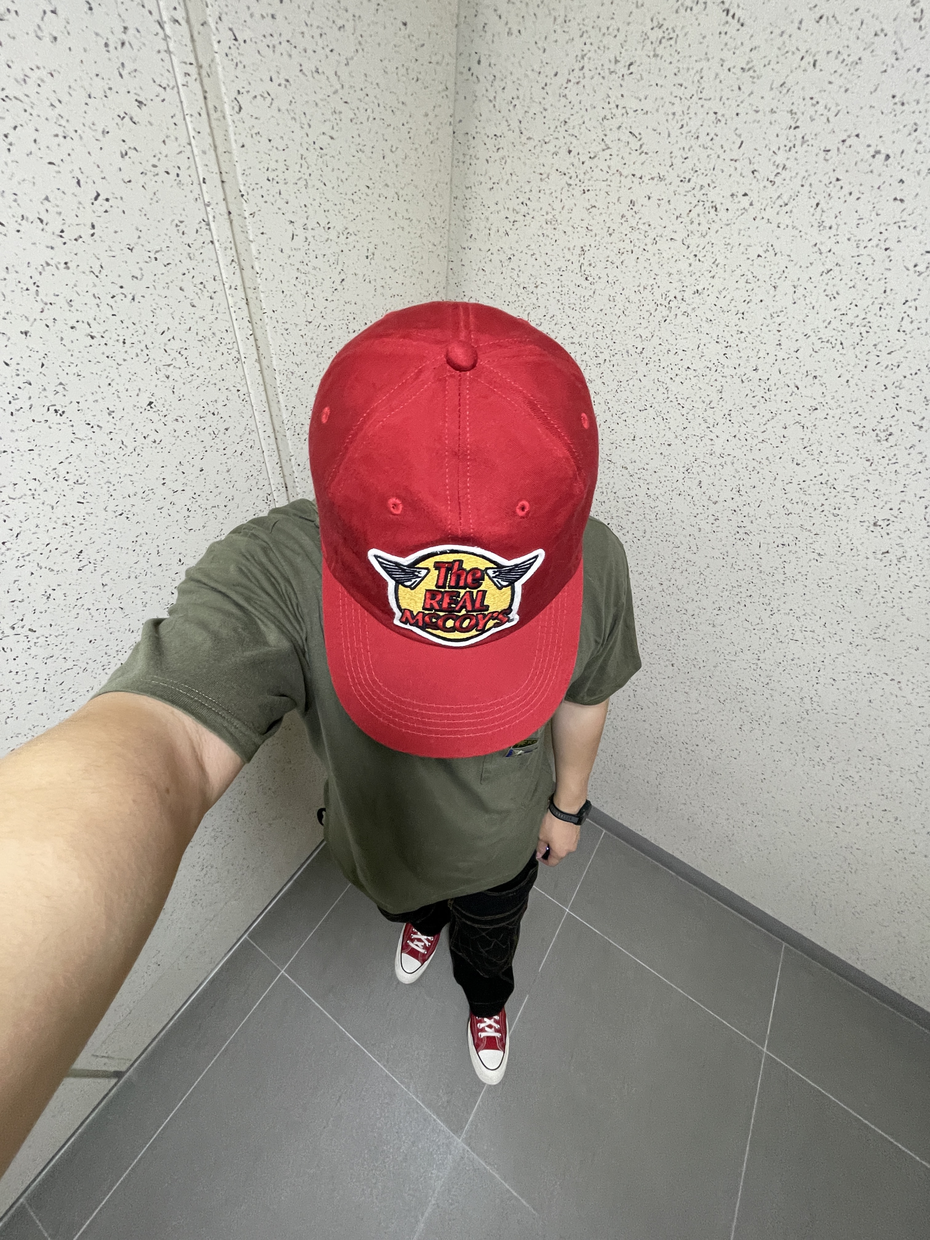 Converse Chuck 70 Ox Vintage Canvas Enamel Red 착용 스타일 - 3