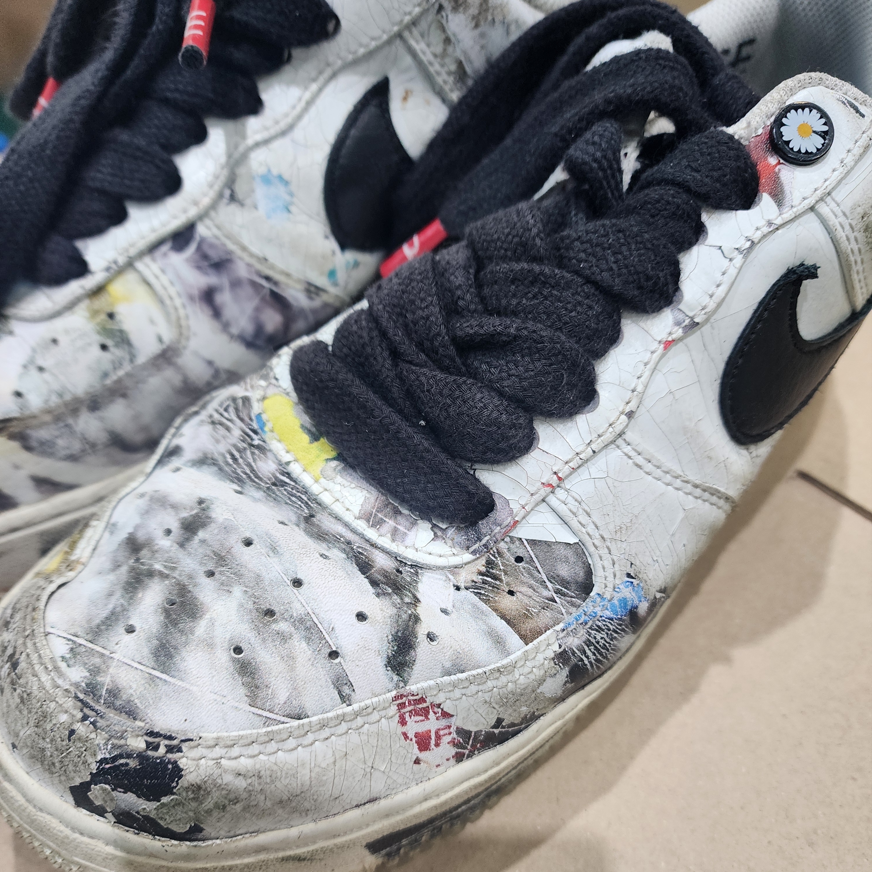 Nike x Peaceminusone Air Force 1 Low Para-Noise 2.0 착용 스타일
