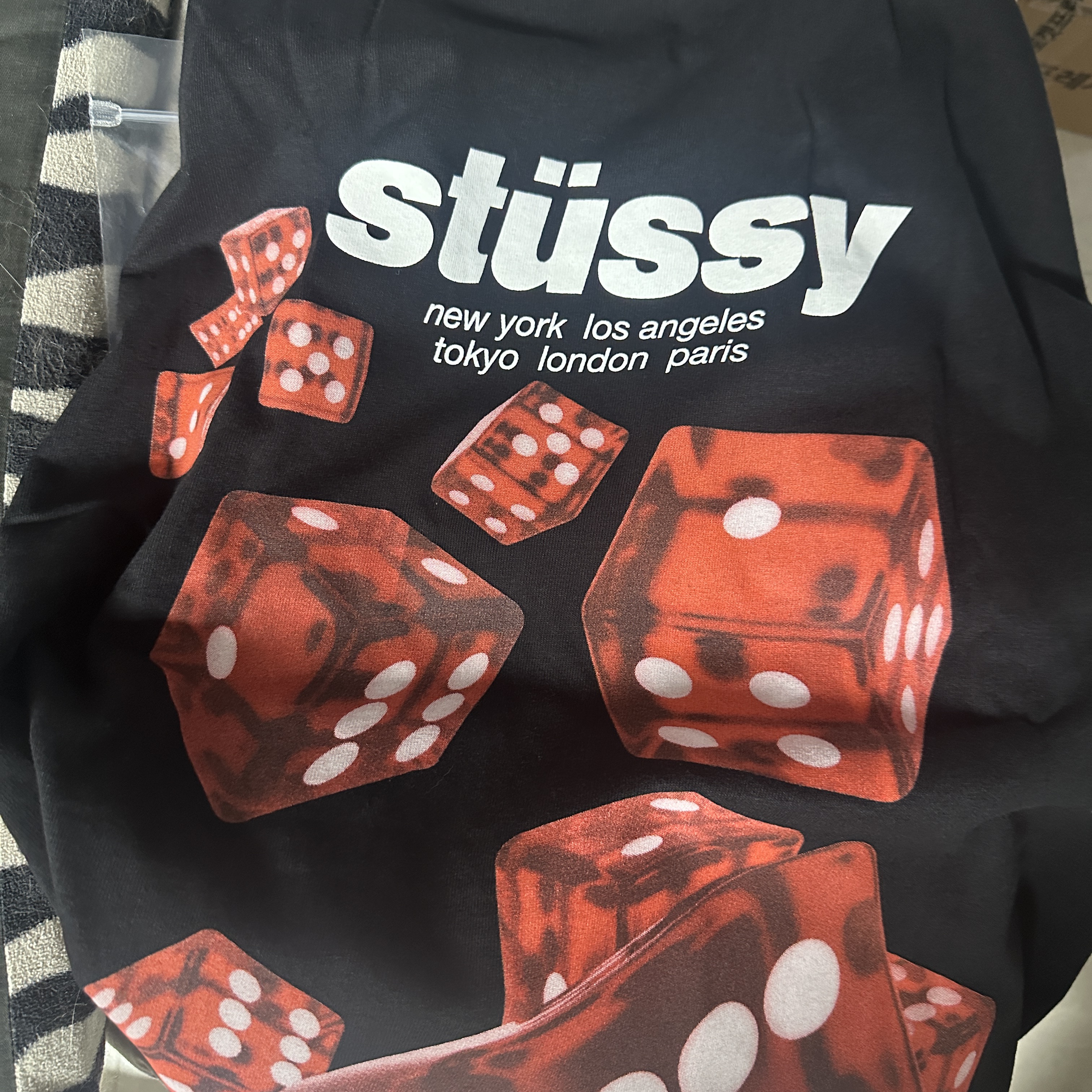 Stussy Rollers T-Shirt Black 착용 스타일