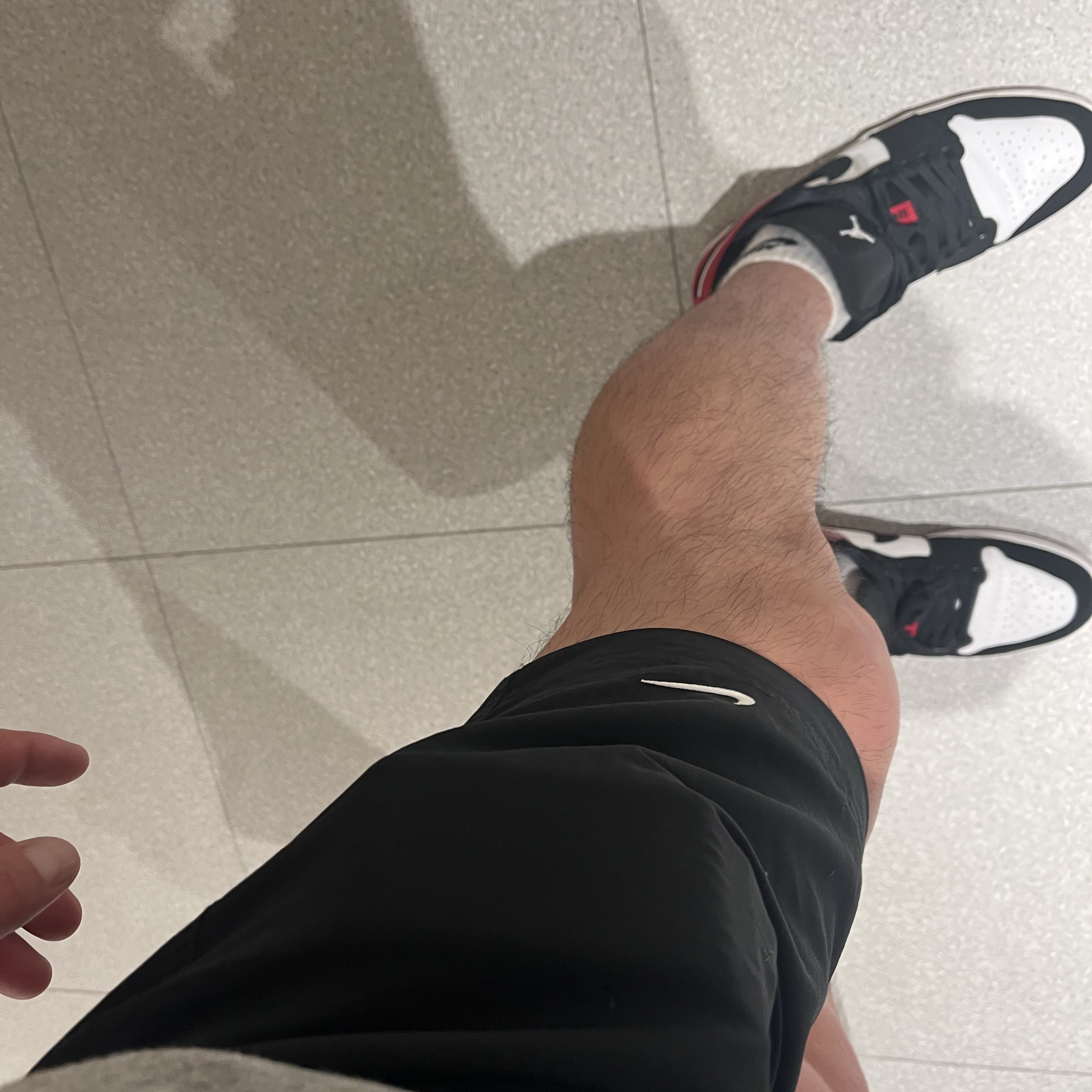 Nike NRG Solo Swoosh Shorts Black - Asia 착용 스타일
